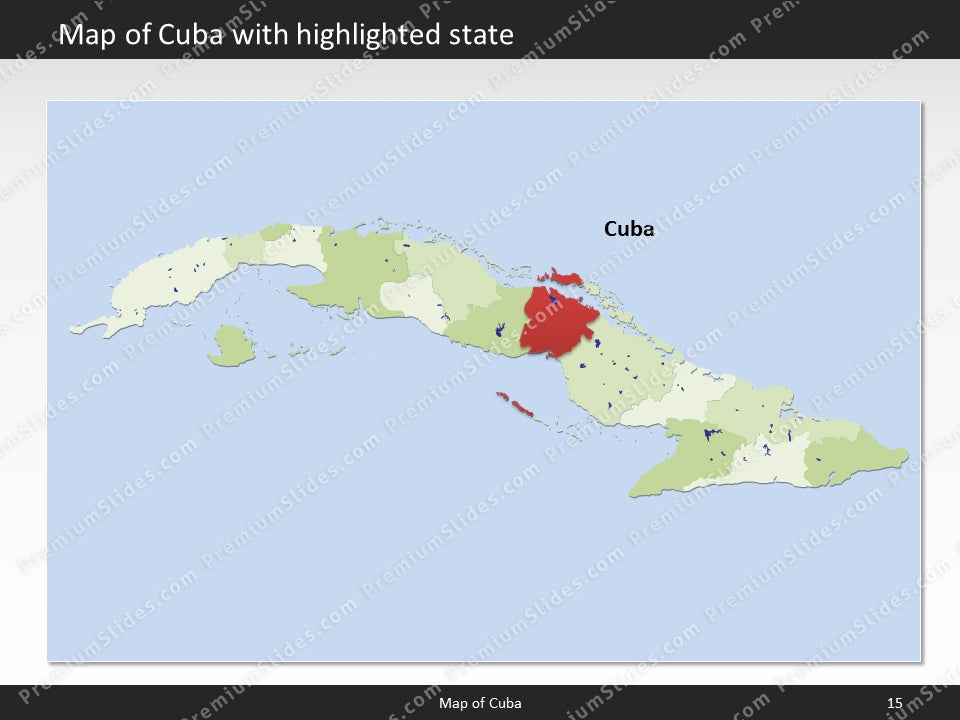 powerpoint map cuba