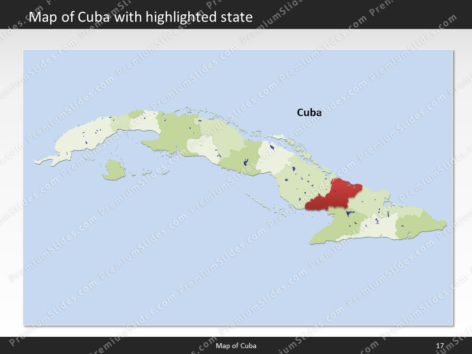 powerpoint map cuba