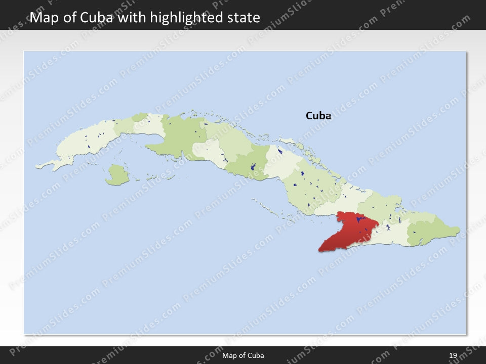 powerpoint map cuba