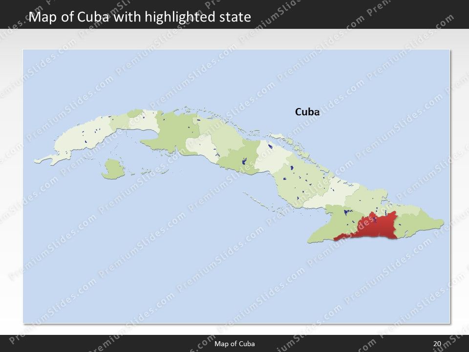 powerpoint map cuba