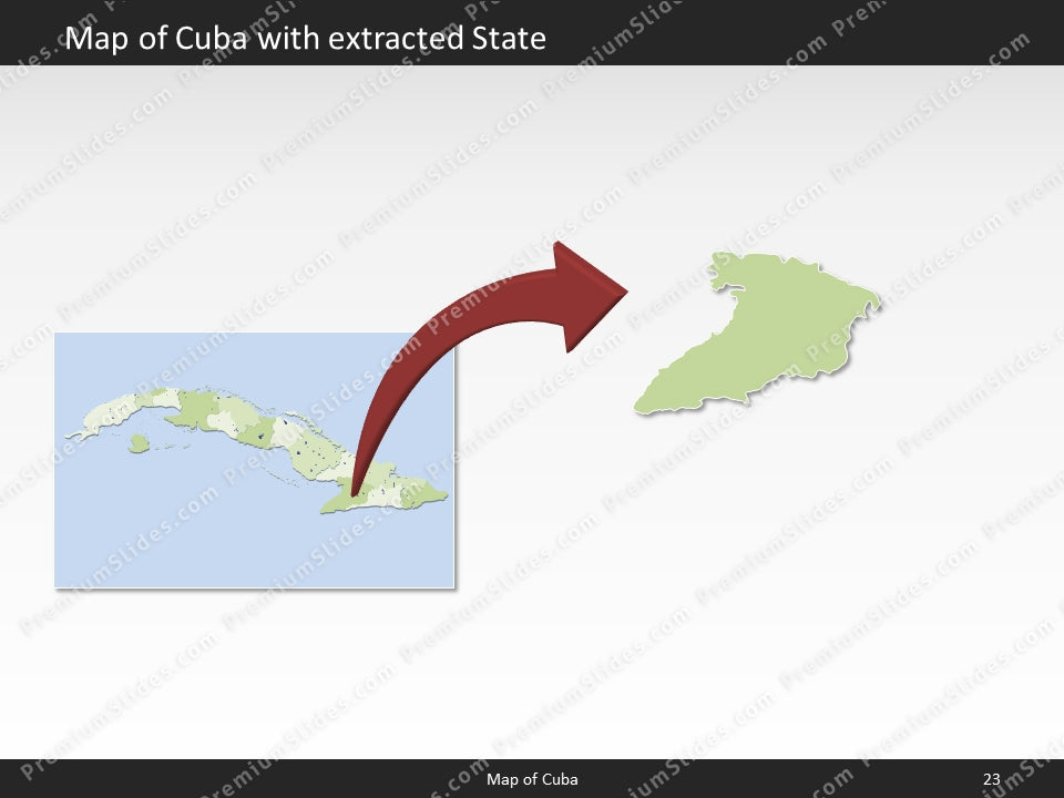 powerpoint map cuba