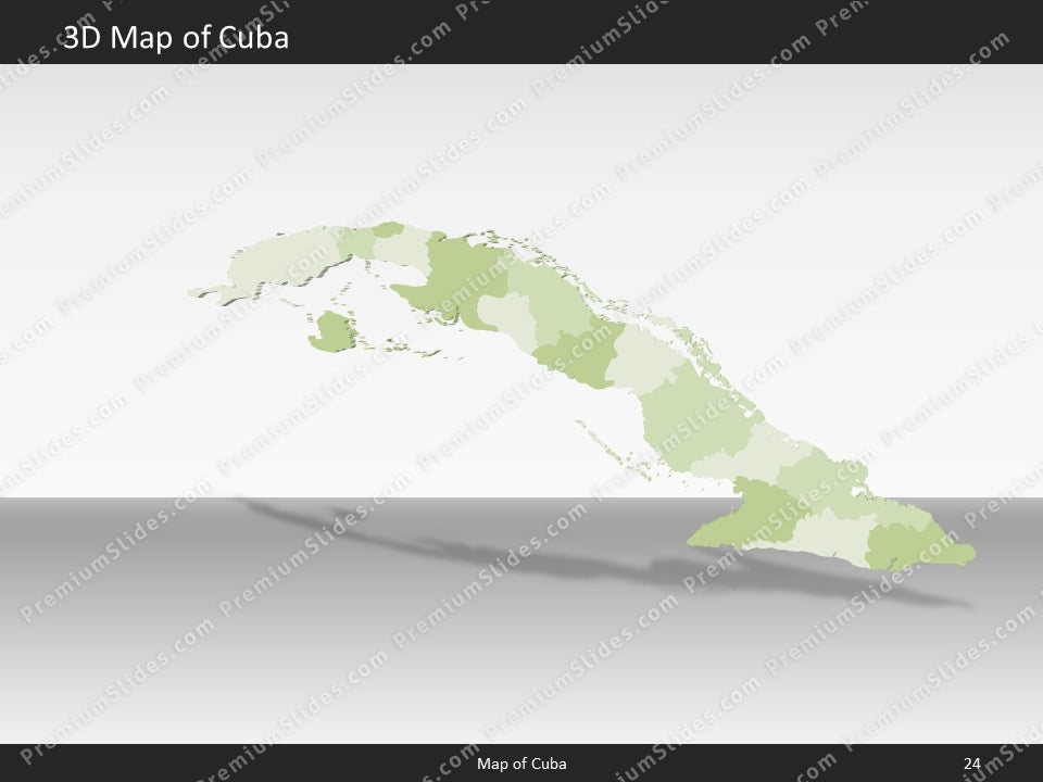 powerpoint map cuba