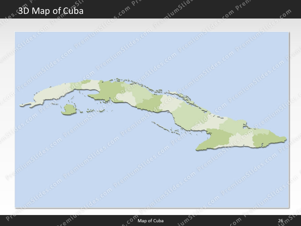 powerpoint map cuba