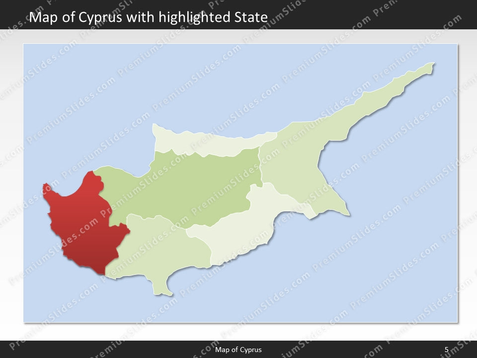 powerpoint map cyprus