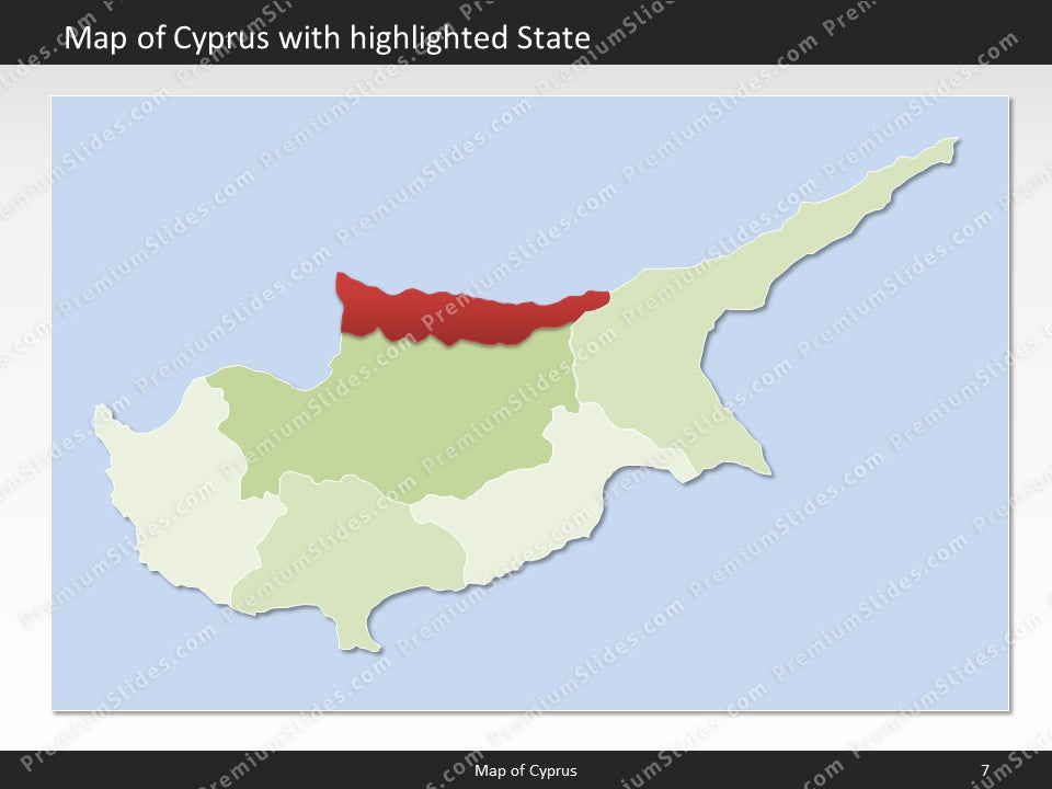 powerpoint map cyprus