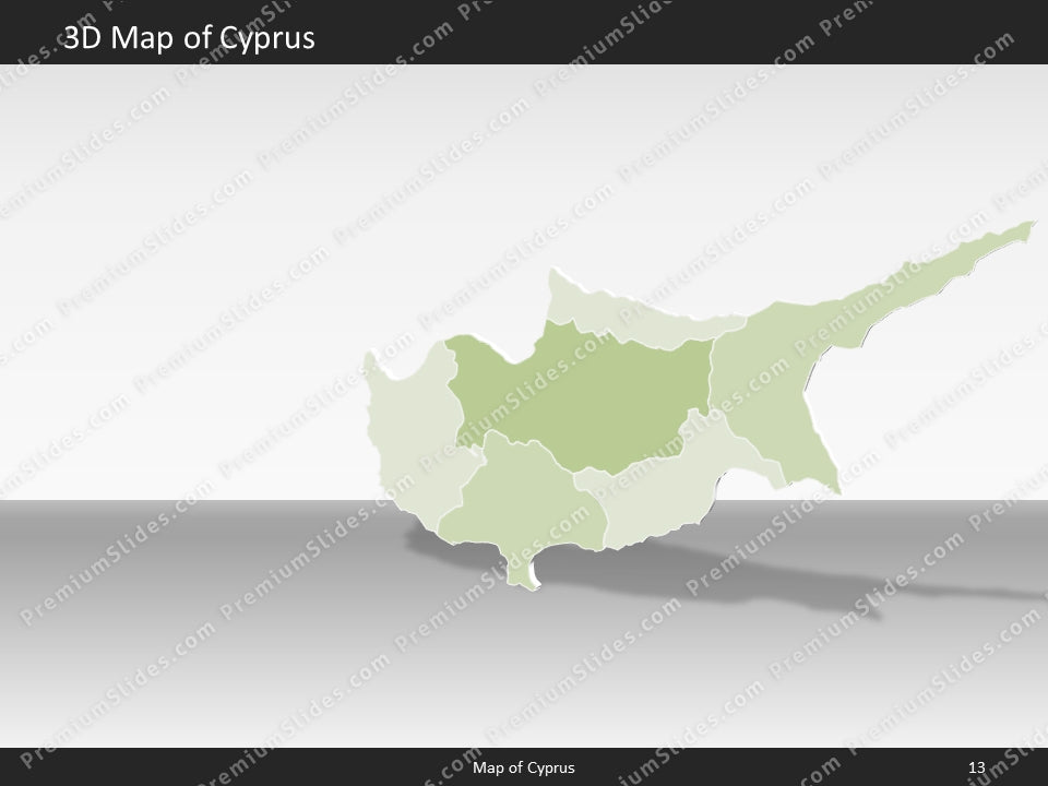 powerpoint map cyprus