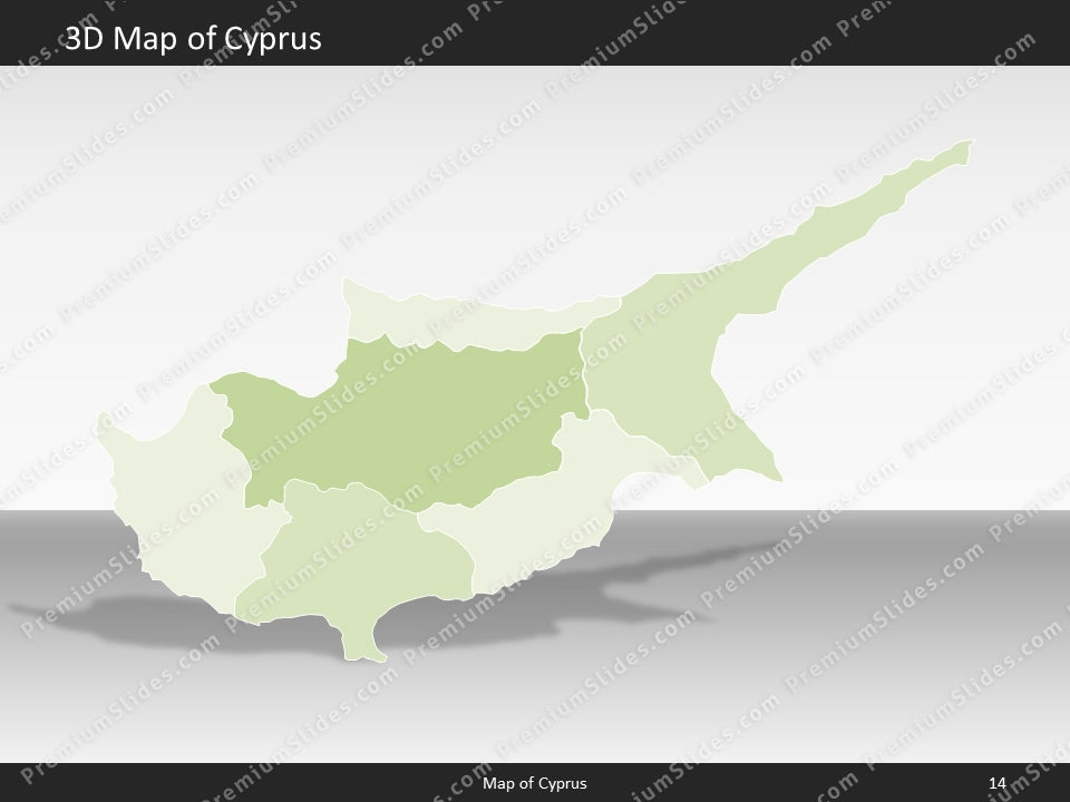 powerpoint map cyprus