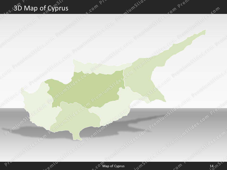 powerpoint map cyprus