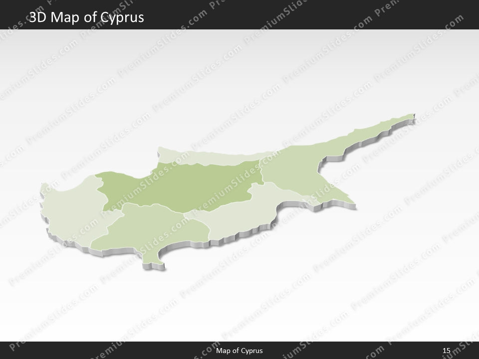 powerpoint map cyprus