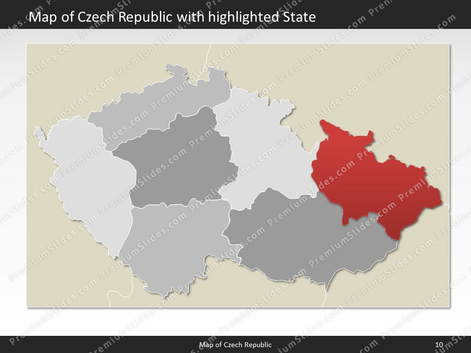 powerpoint map czech republic