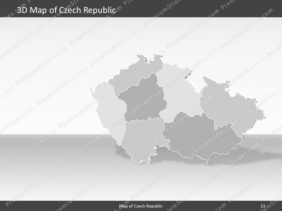 powerpoint map czech republic