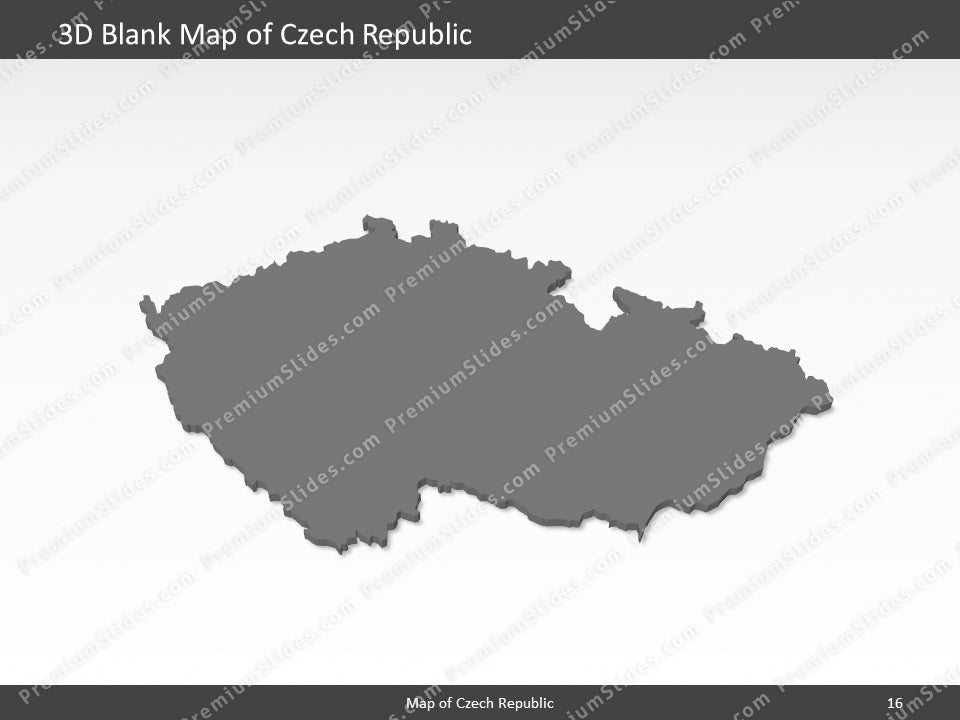 powerpoint map czech republic