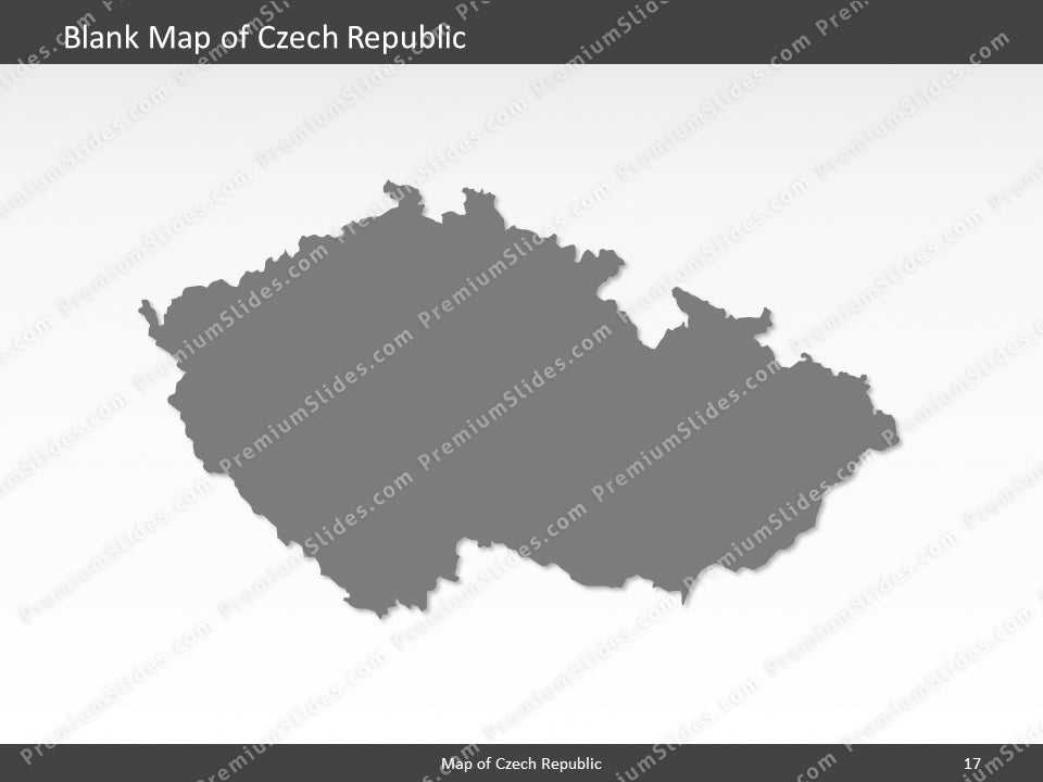 powerpoint map czech republic
