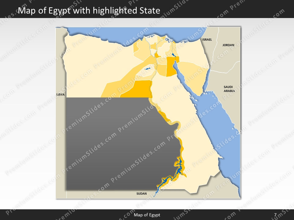 powerpoint map egypt