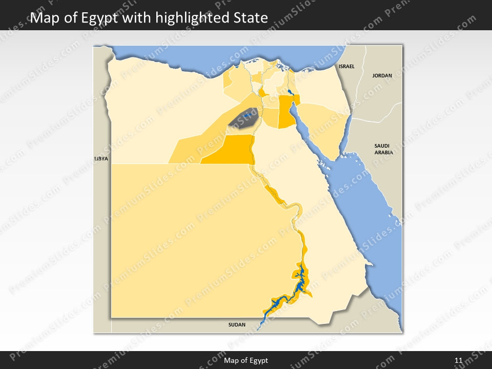 powerpoint map egypt
