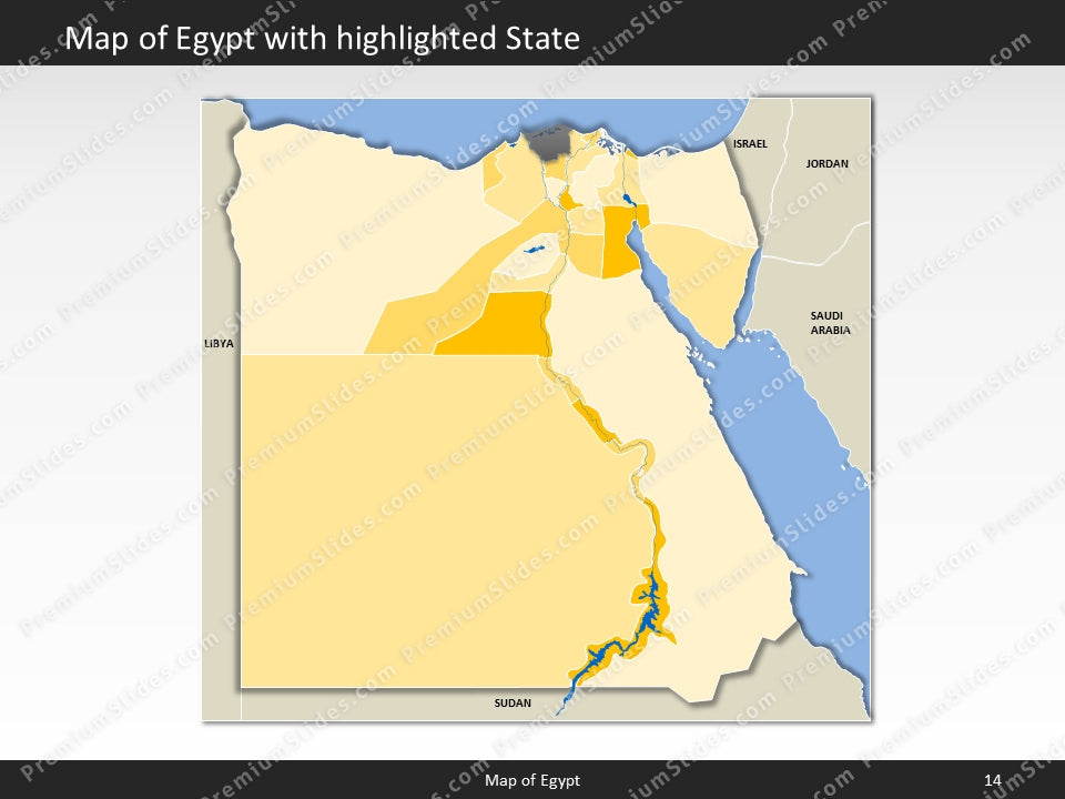 powerpoint map egypt
