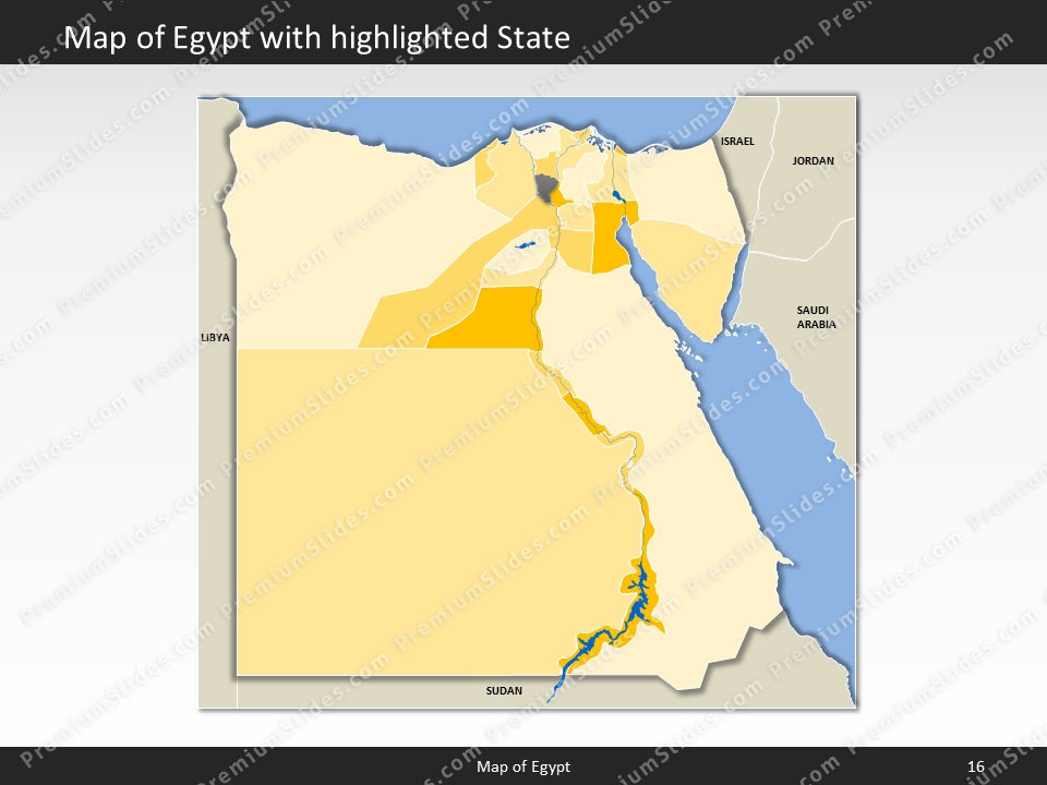 powerpoint map egypt