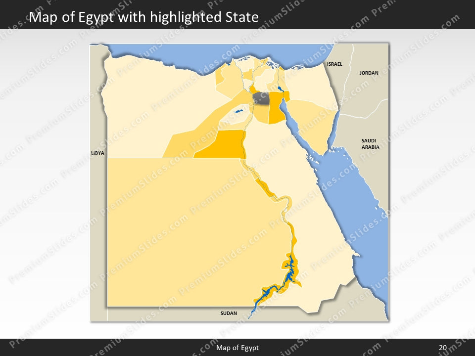 powerpoint map egypt