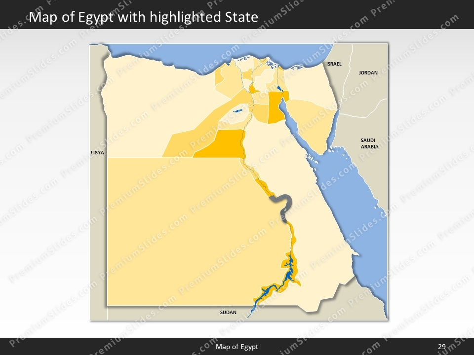 powerpoint map egypt