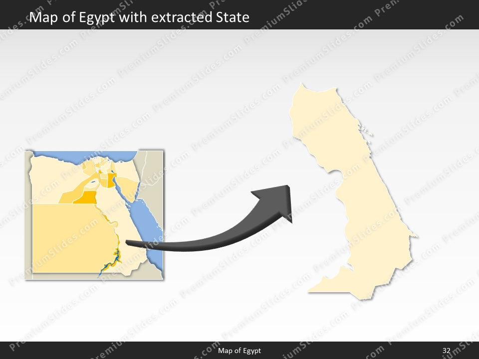 powerpoint map egypt