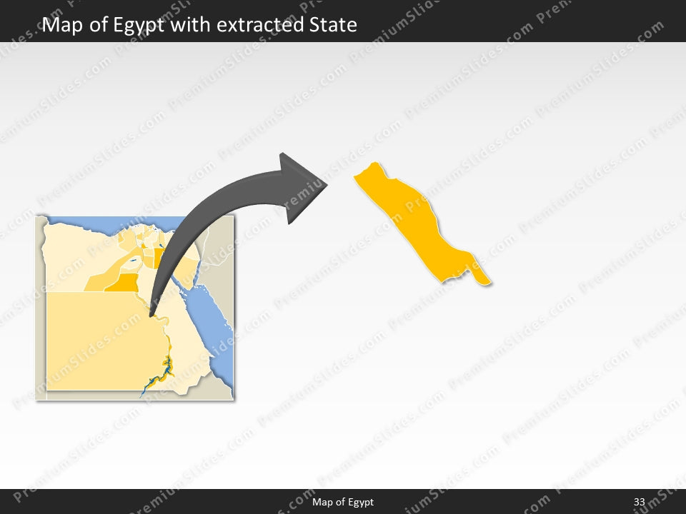 powerpoint map egypt