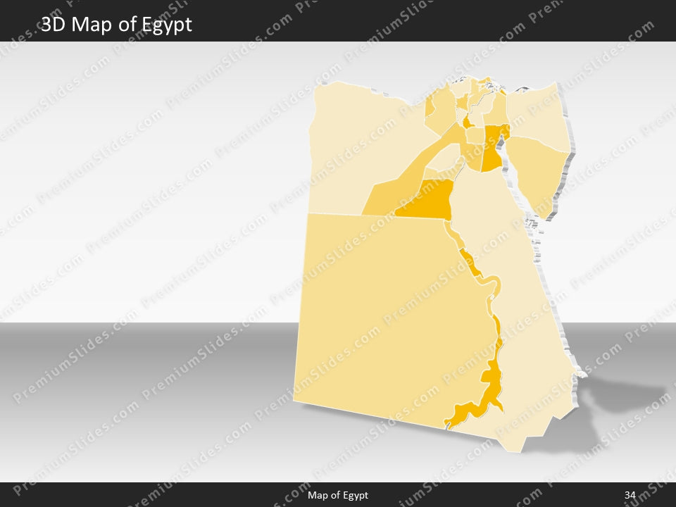 powerpoint map egypt