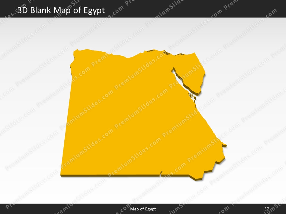powerpoint map egypt