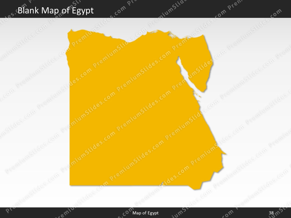 powerpoint map egypt