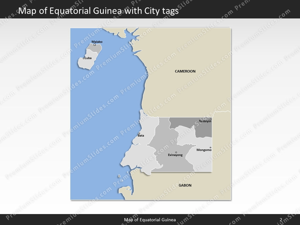 powerpoint map equatorial guinea