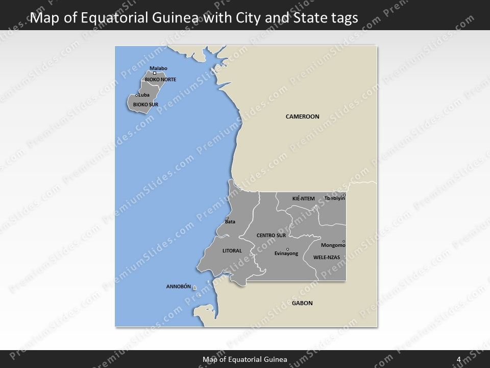 powerpoint map equatorial guinea
