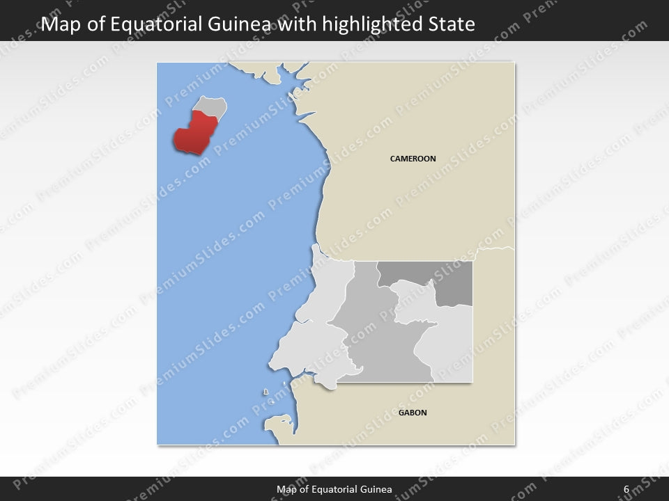 powerpoint map equatorial guinea