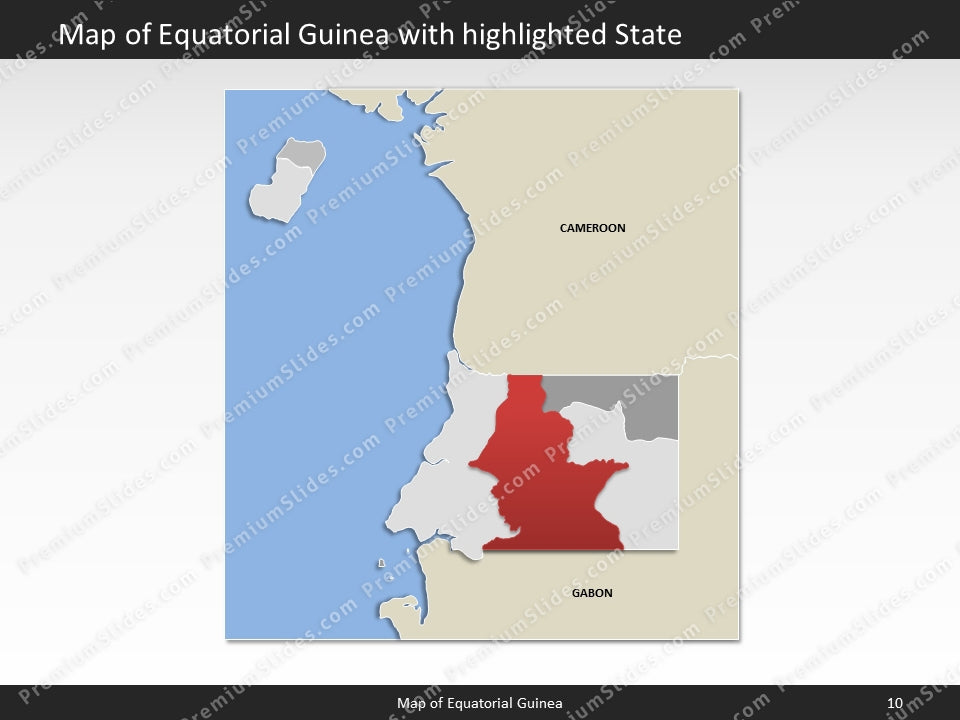 powerpoint map equatorial guinea