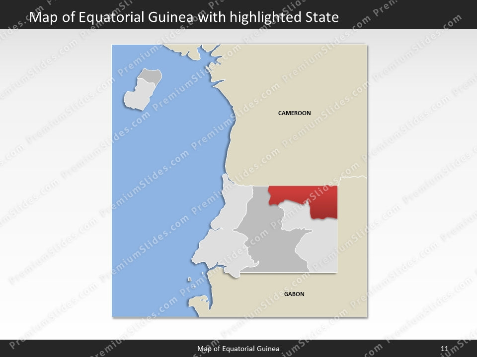 powerpoint map equatorial guinea