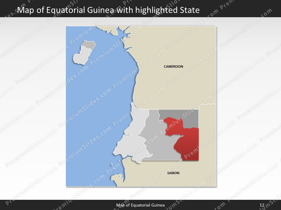 powerpoint map equatorial guinea