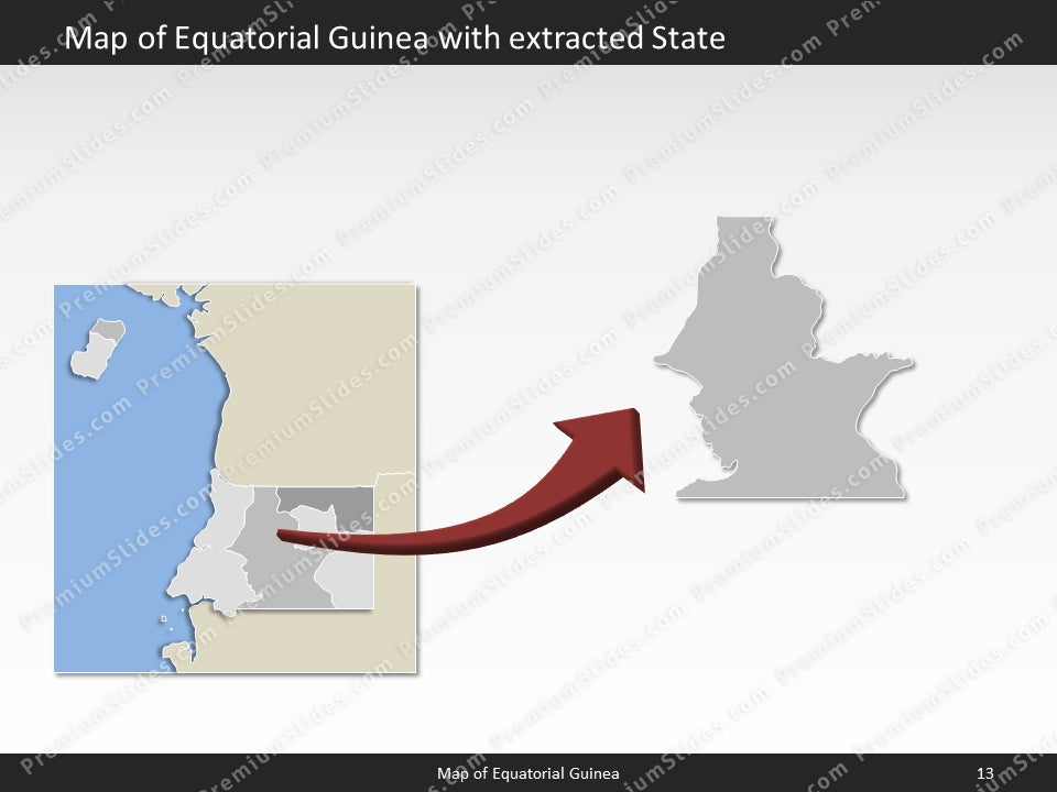 powerpoint map equatorial guinea