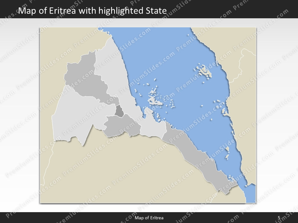 powerpoint map eritrea