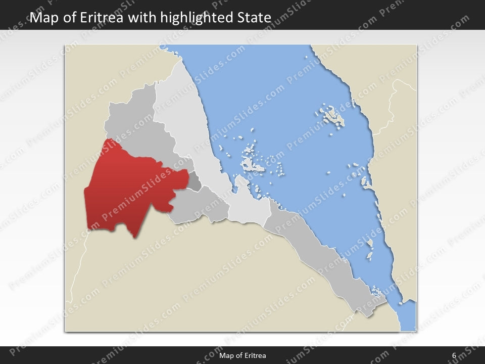 powerpoint map eritrea