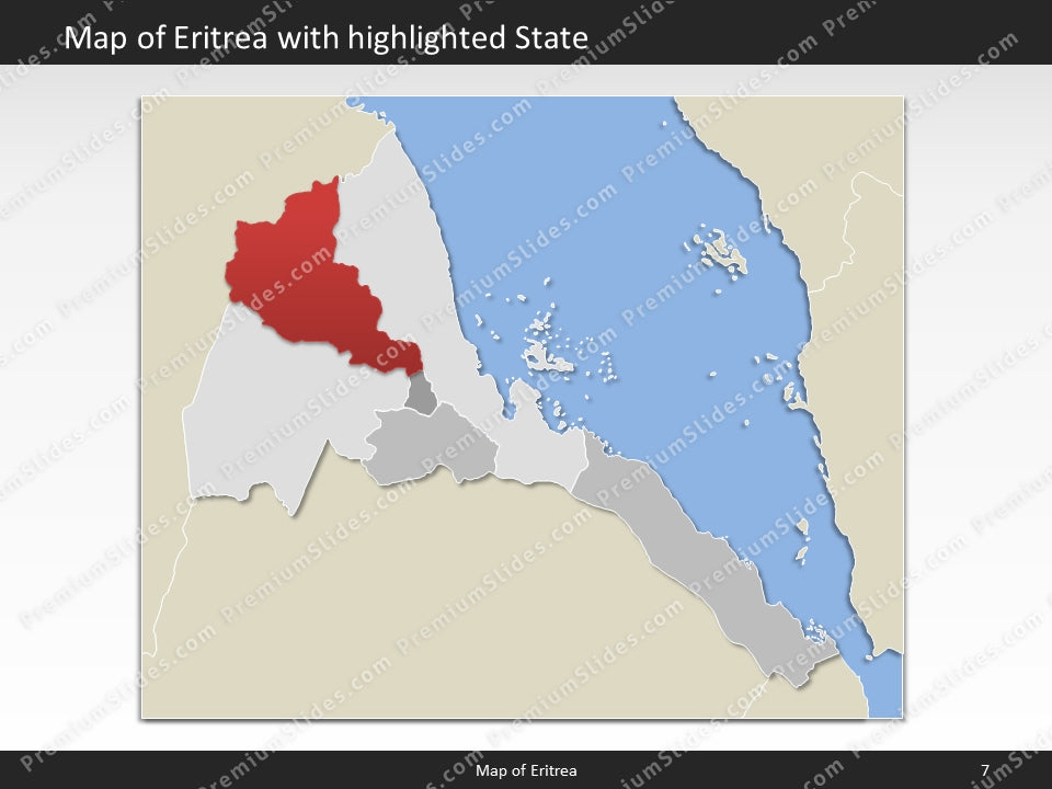 powerpoint map eritrea