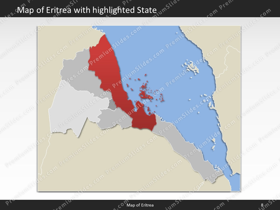 powerpoint map eritrea