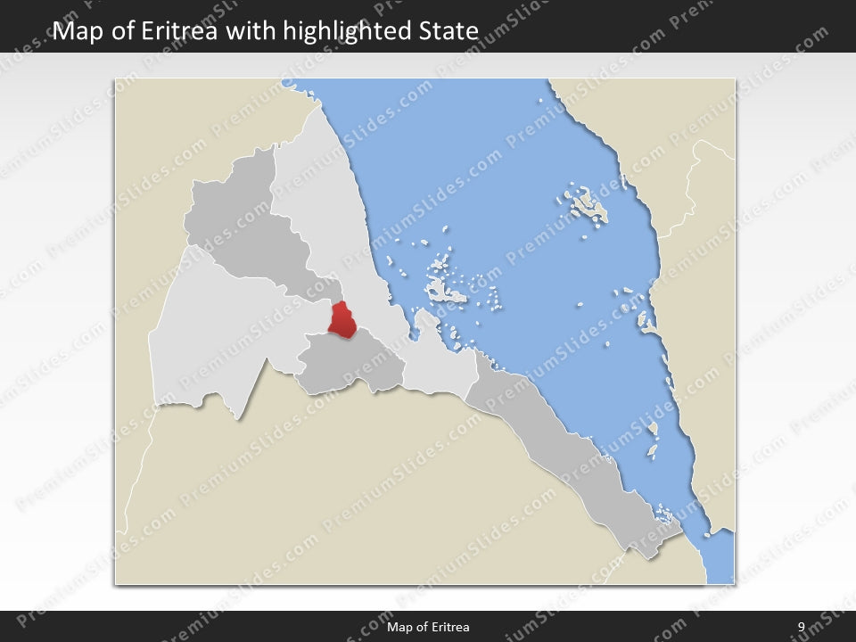 powerpoint map eritrea
