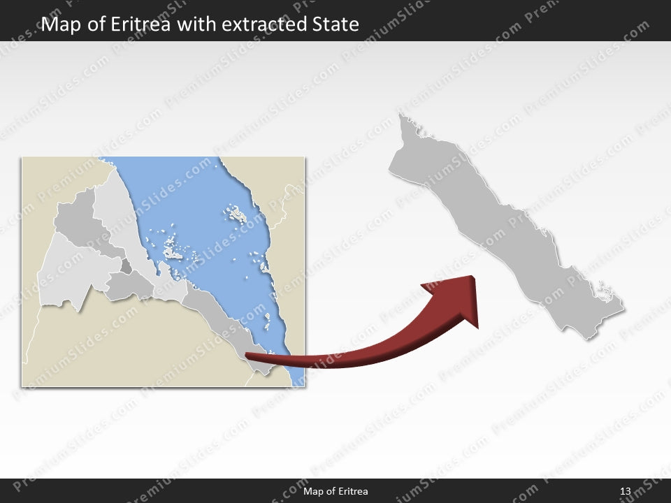 powerpoint map eritrea