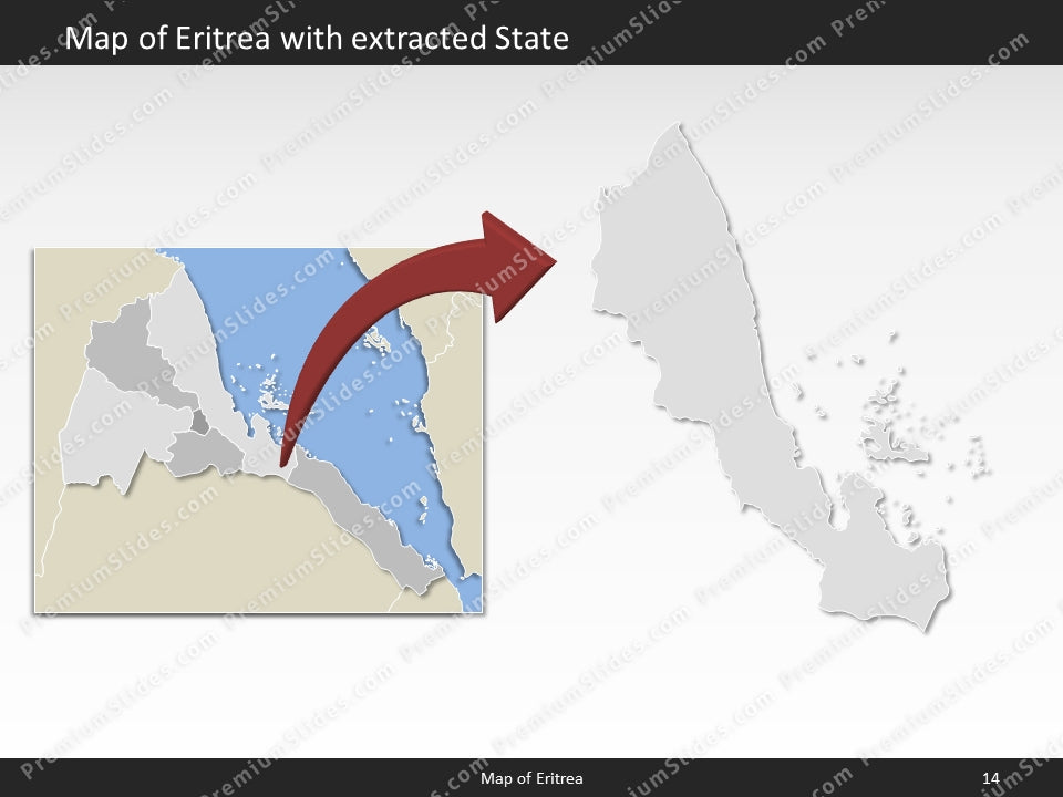 powerpoint map eritrea