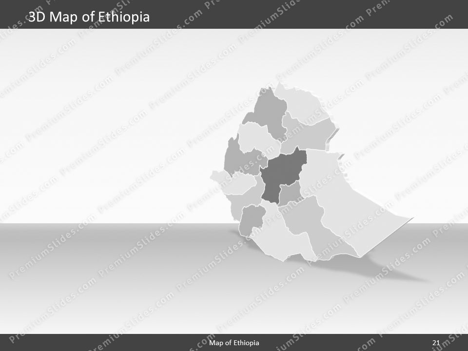 powerpoint map ethiopia