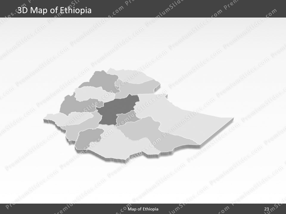 powerpoint map ethiopia
