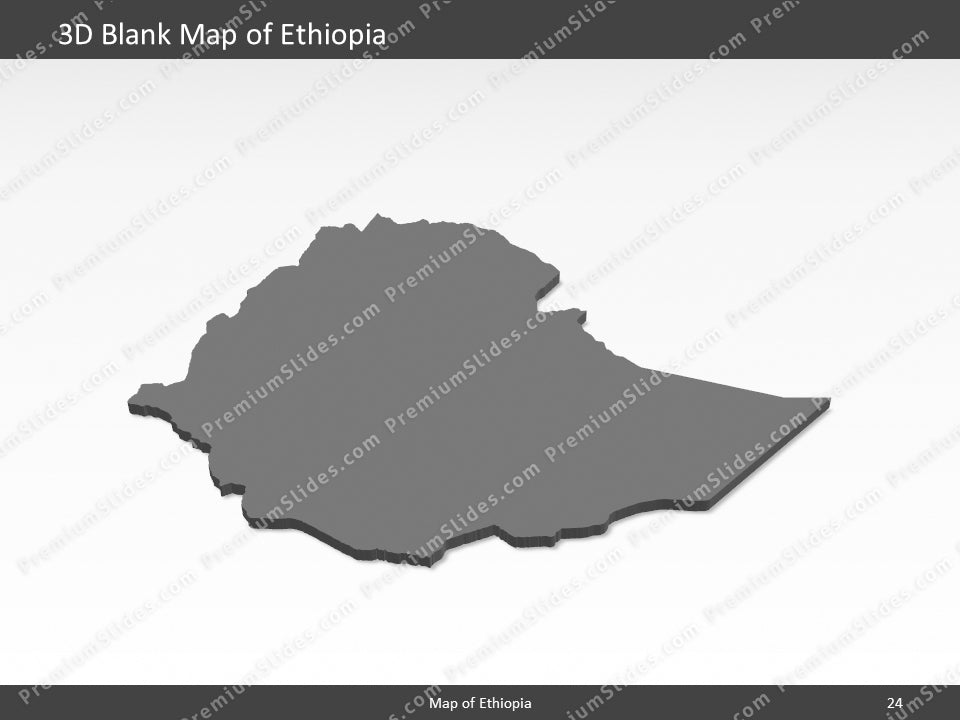 powerpoint map ethiopia
