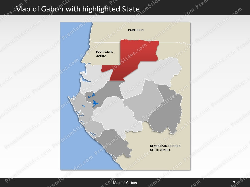 powerpoint map gabon