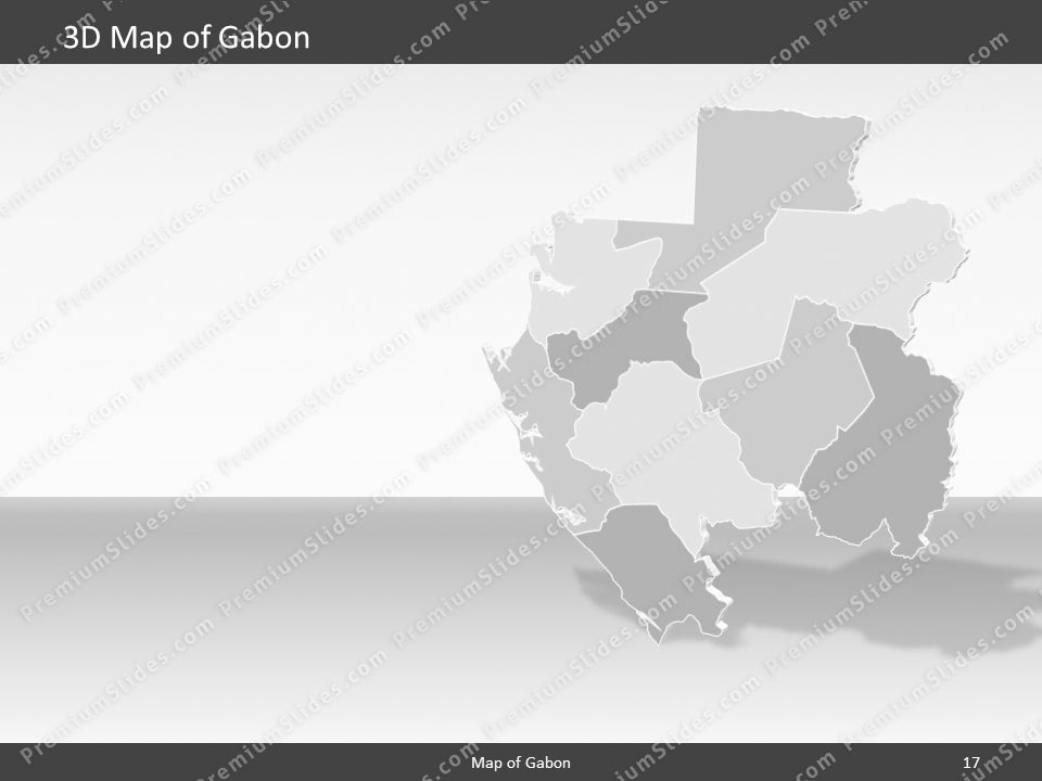 powerpoint map gabon