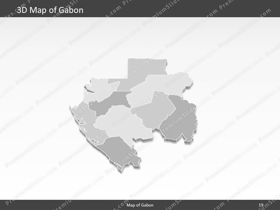 powerpoint map gabon