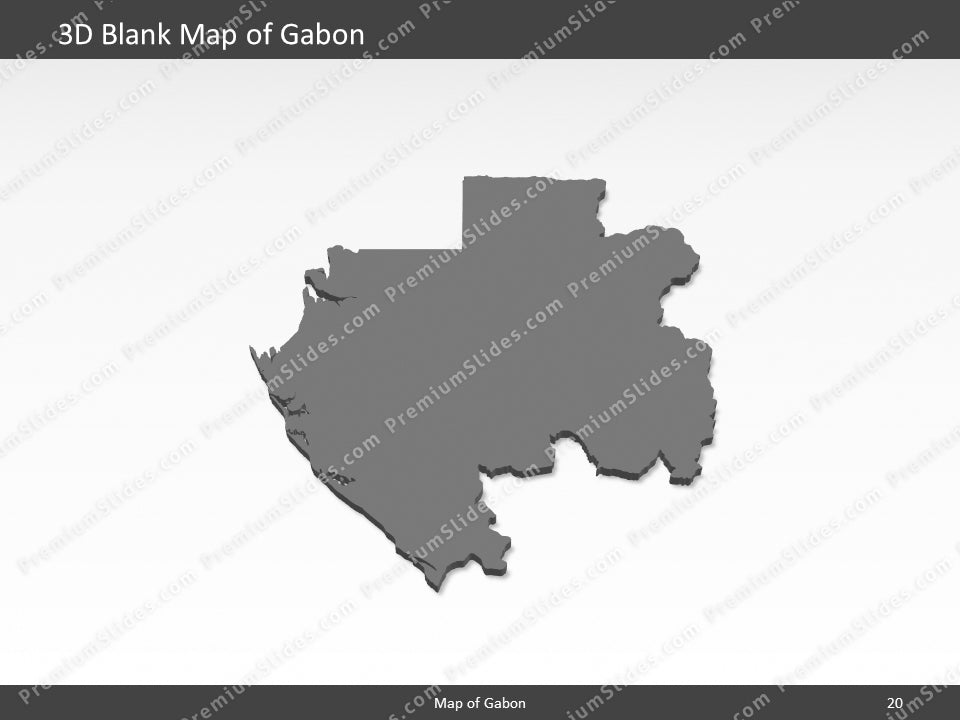 powerpoint map gabon