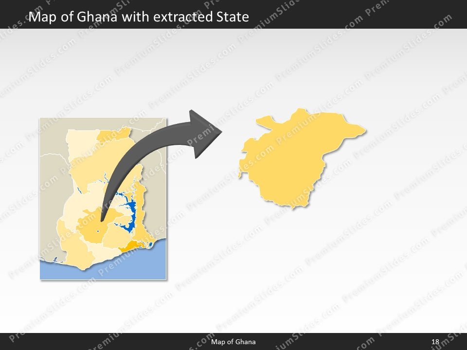 powerpoint map ghana